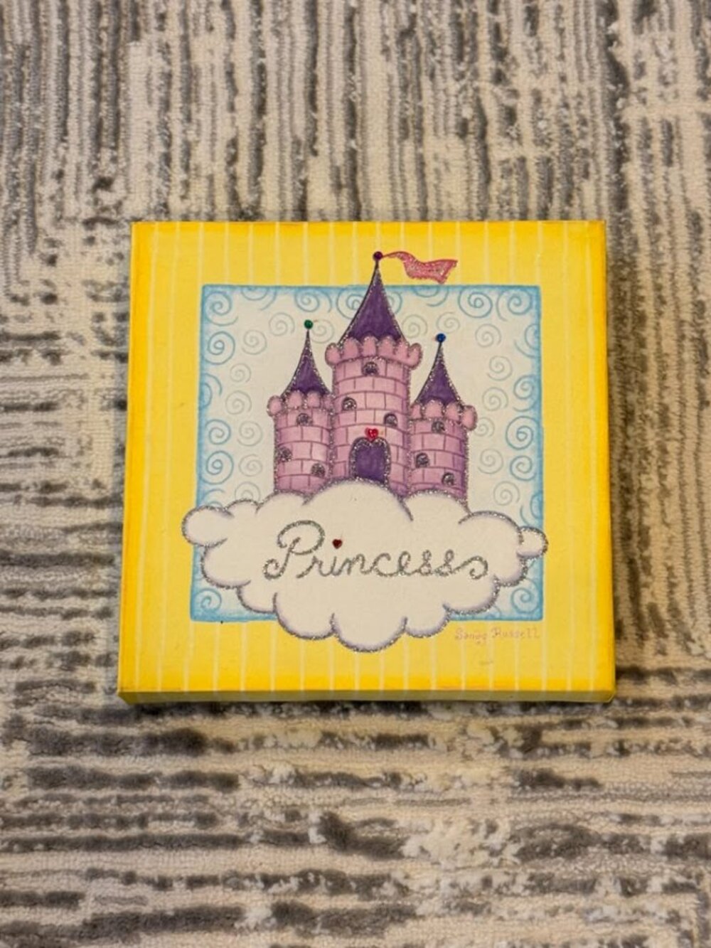 Princess wall canvas hanging